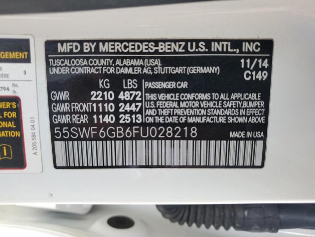 2015 MERCEDES-BENZ C 400 4MAT 55SWF6GB6FU028218