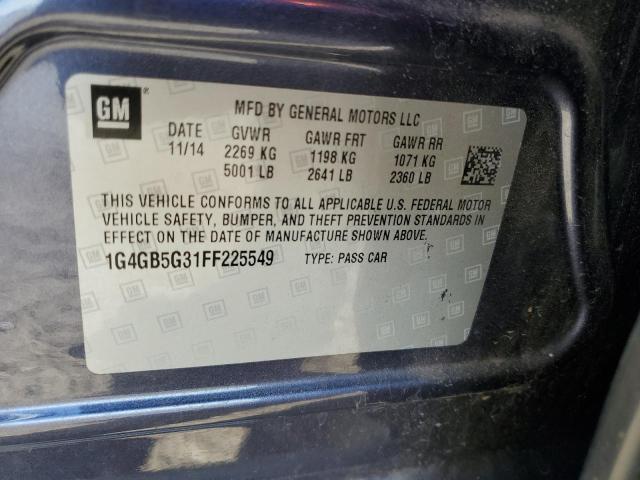 2015 BUICK LACROSSE - 1G4GB5G31FF225549