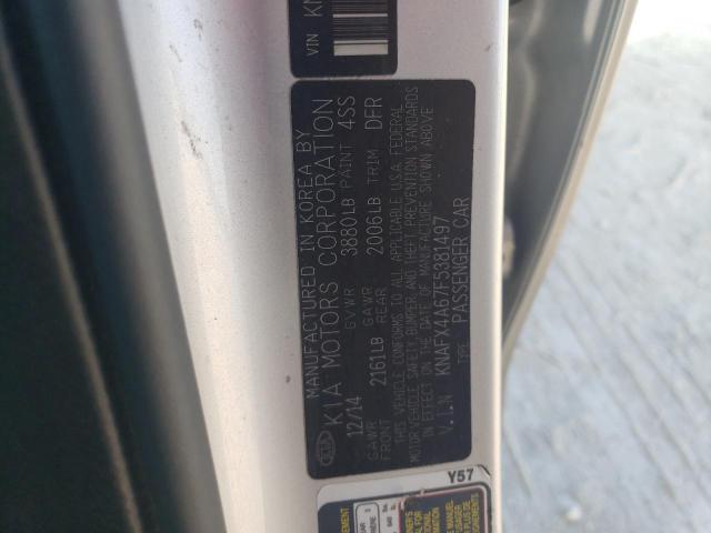2015 KIA FORTE LX - KNAFX4A67F5381497