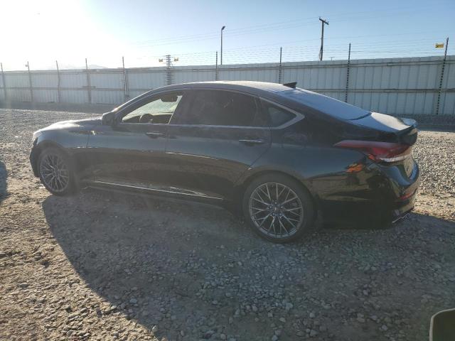 GENESIS G80 SPORT 2018 black  gas KMHGN4JB9JU271815 photo #3