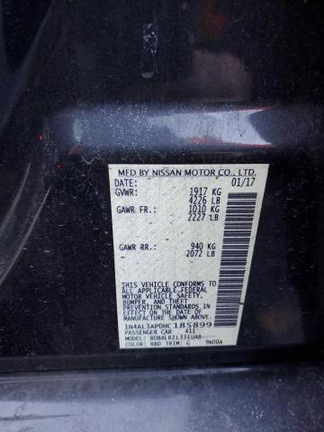 2017 NISSAN ALTIMA 2.5 - 1N4AL3AP0HC185899