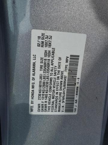 2018 HONDA ODYSSEY EX 5FNRL6H75JB095497
