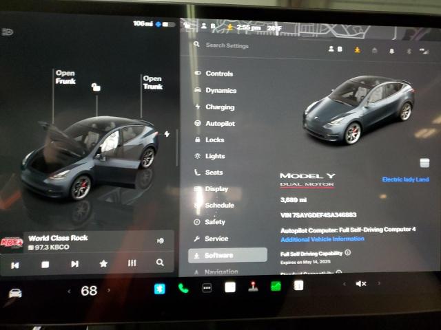 2025 TESLA MODEL Y - 7SAYGDEF4SA346883