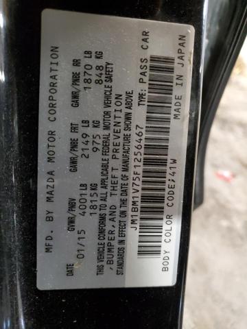 2015 MAZDA 3 TOURING - JM1BM1V75F1256467