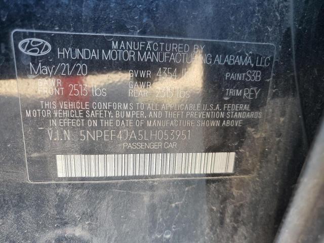 2020 HYUNDAI SONATA SEL - 5NPEF4JA5LH053951