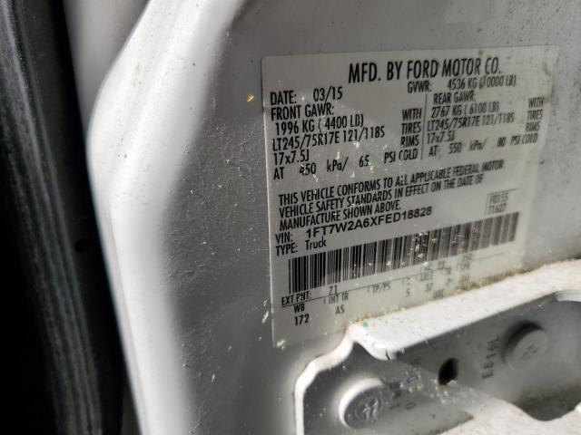 2015 FORD F250 SUPER - 1FT7W2A6XFED18828