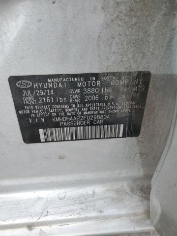 2015 HYUNDAI ELANTRA SE - KMHDH4AE2FU298804