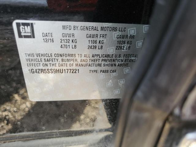 2017 BUICK LACROSSE P 1G4ZR5SS9HU177221