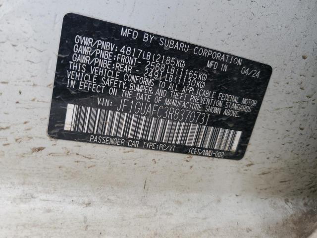 2024 SUBARU IMPREZA SP - JF1GUAFC3R8370731