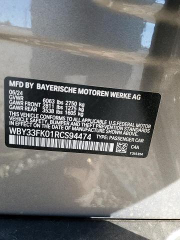 2024 BMW I5 EDRIVE WBY33FK01RCS94474