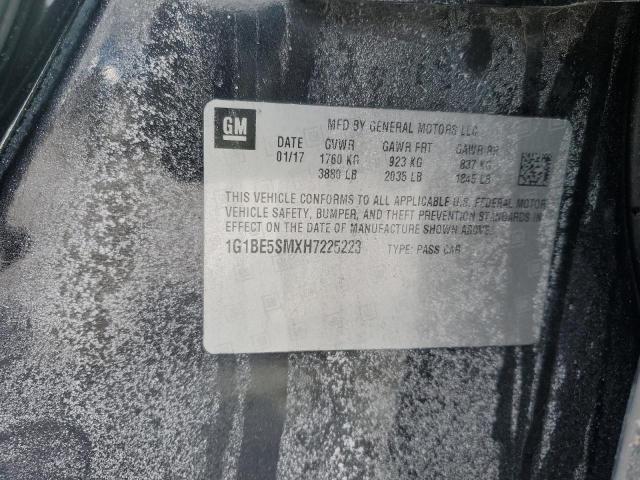 2017 CHEVROLET CRUZE LT - 1G1BE5SMXH7225223