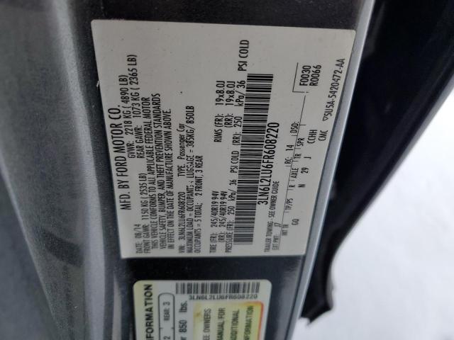 2015 LINCOLN MKZ HYBRID 3LN6L2LU6FR608220