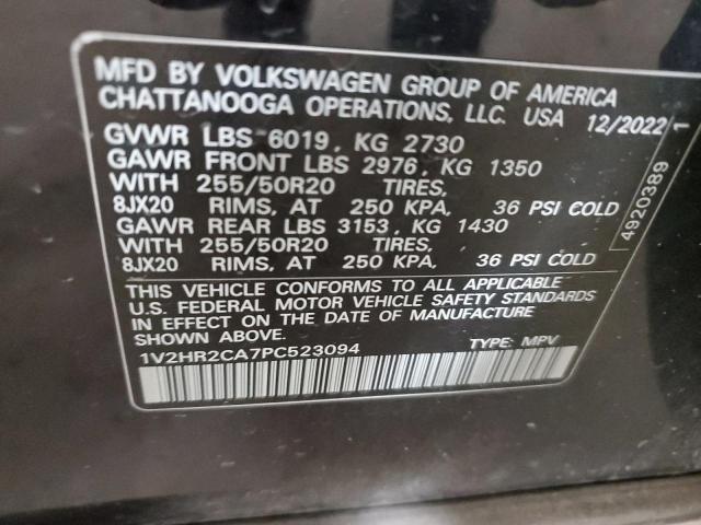 2023 VOLKSWAGEN ATLAS SE - 1V2HR2CA7PC523094