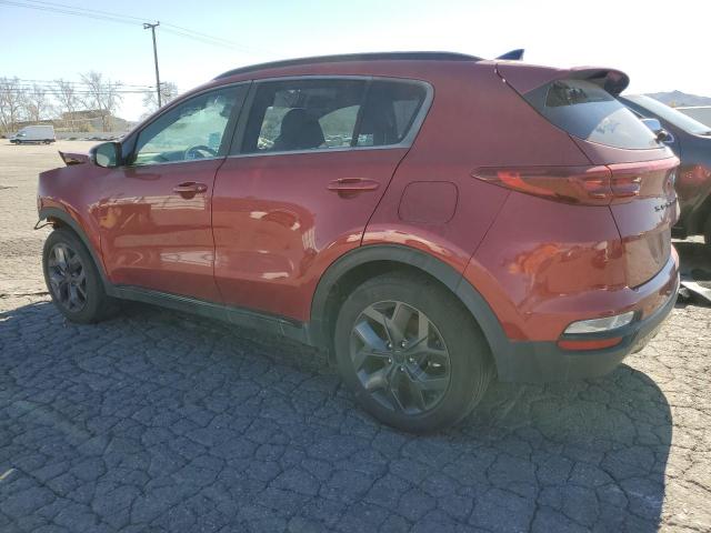 KIA SPORTAGE S 2021 maroon  gas KNDP63AC4M7887087 photo #3