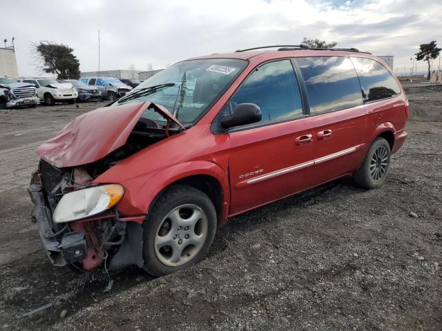 DODGE GRAND CARA 2001 red  gas 2B8GP54L31R220067 photo #1