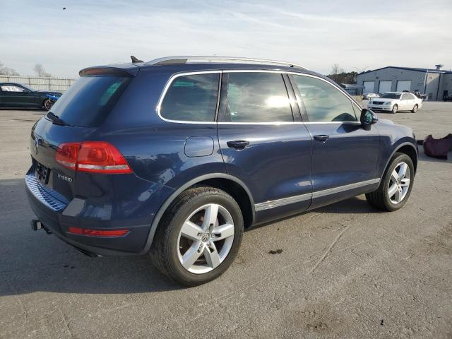 VOLKSWAGEN TOUAREG HY 2011 blue 4dr spor hybrid engine WVGFG9BP3BD002787 photo #4