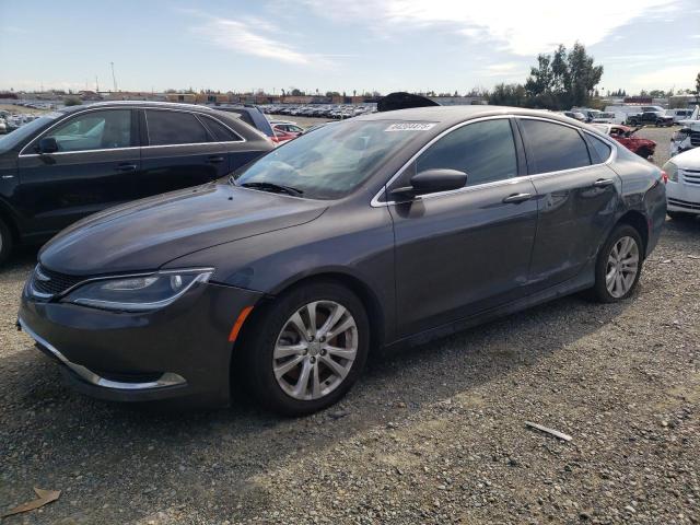 CHRYSLER 200 LIMITE 2016 charcoal  flexible fuel 1C3CCCAGXGN138826 photo #1