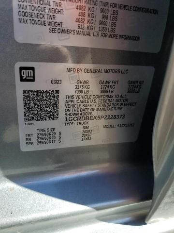 2023 CHEVROLET SILVERADO - 1GCRDBEK5PZ228373