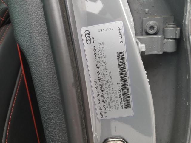 2020 AUDI RS3 - WUABWGFF0LA901978