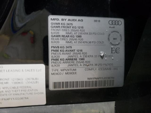 2018 AUDI Q5 TECHNIK WA1FNAFY1J2236784