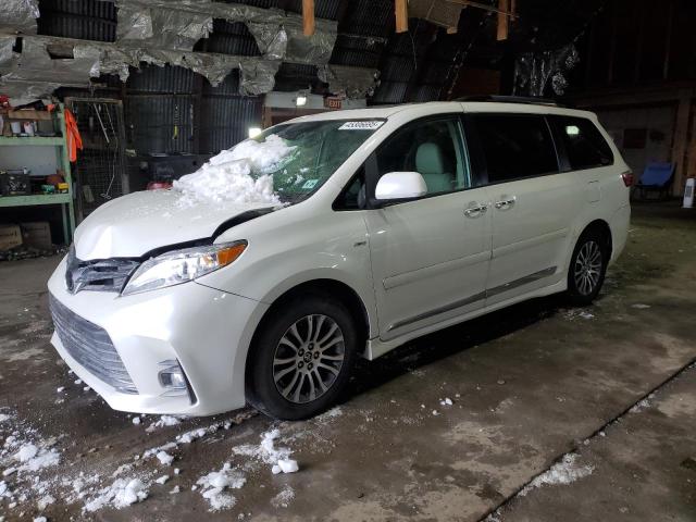 TOYOTA SIENNA XLE 2020 white  gas 5TDYZ3DCXLS021244 photo #1