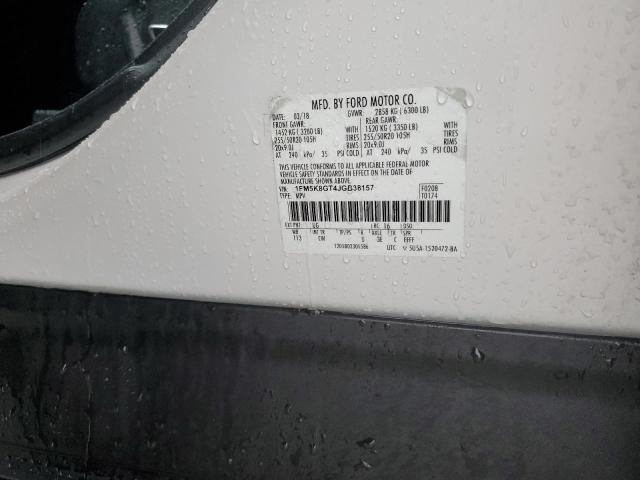 2018 FORD EXPLORER S 1FM5K8GT4JGB38157