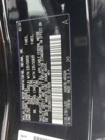 2020 TOYOTA HIGHLANDER 5TDEBRCH2LS001898