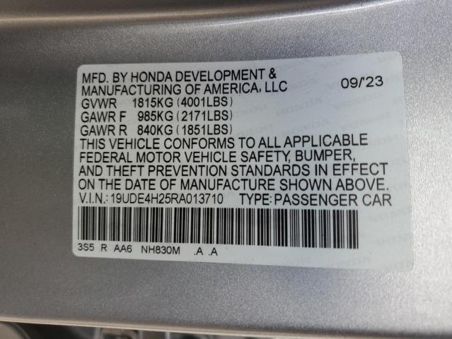 2024 ACURA INTEGRA 19UDE4H25RA013710