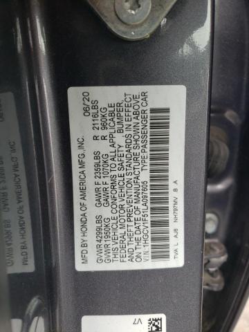 2020 HONDA ACCORD EXL - 1HGCV1F51LA097605