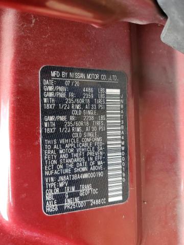 2021 NISSAN ROGUE SV - JN8AT3BA4MW000190