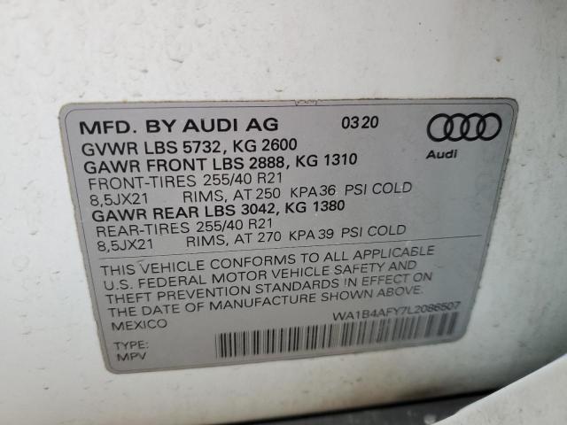 2020 AUDI SQ5 PREMIU - WA1B4AFY7L2086507
