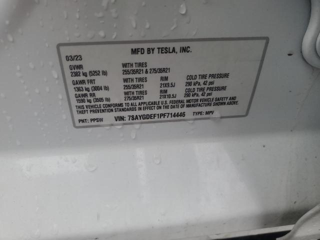 2023 TESLA MODEL Y - 7SAYGDEF1PF714446