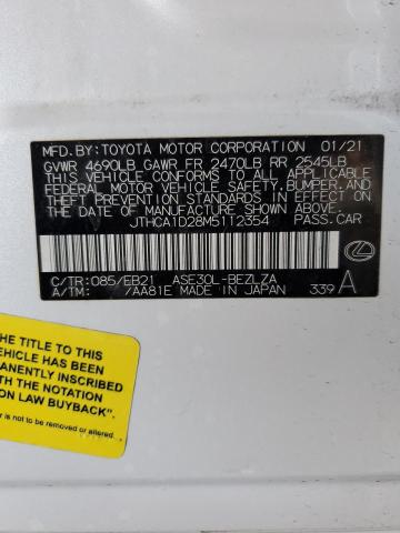 2021 LEXUS IS 300 - JTHCA1D28M5112354