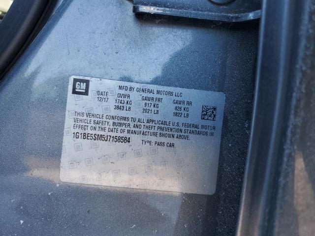 2018 CHEVROLET CRUZE LT - 1G1BE5SM5J7158584