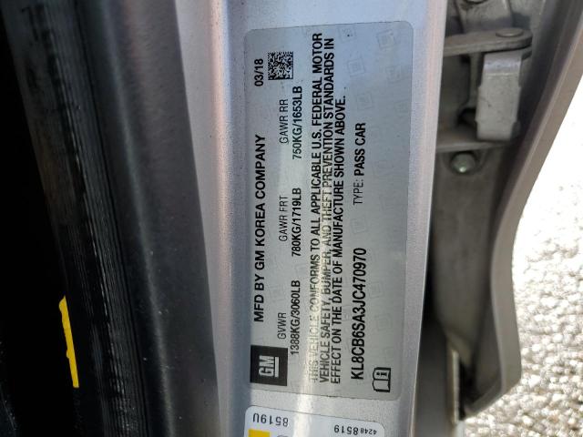 2018 CHEVROLET SPARK LS - KL8CB6SA3JC470970