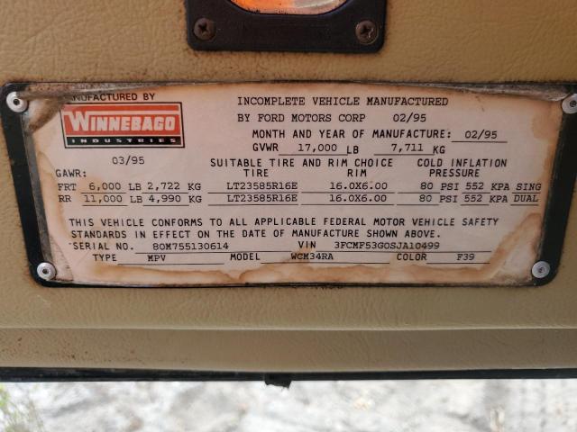 1995 WINNEBAGO TRAVELTRLR #3202922865