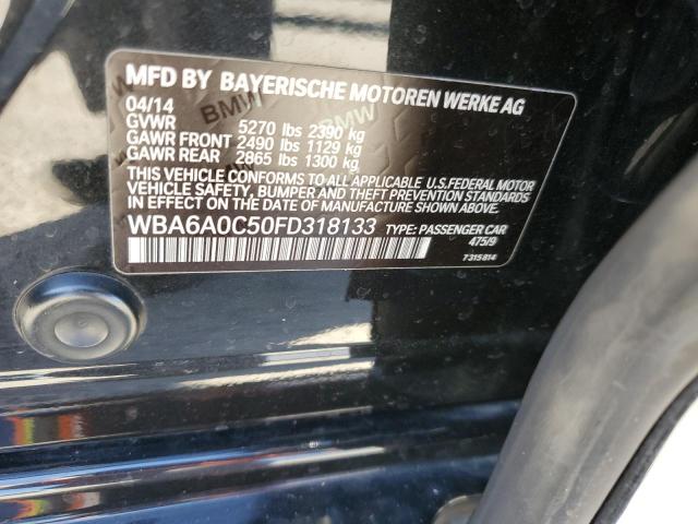 2015 BMW 640 I GRAN - WBA6A0C50FD318133