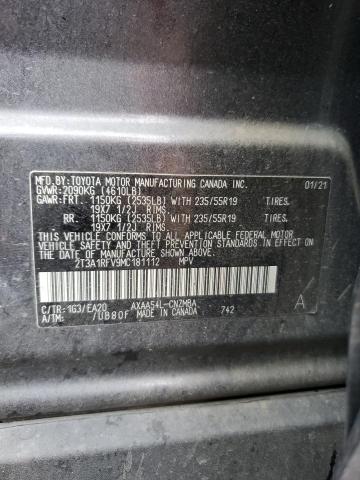 2021 TOYOTA RAV4 XLE P - 2T3A1RFV9MC181112