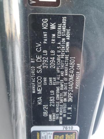 2021 KIA FORTE FE - 3KPF24AD0ME404801