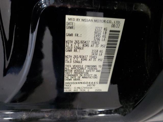 2023 NISSAN FRONTIER S - 1N6ED1EK4PN604445