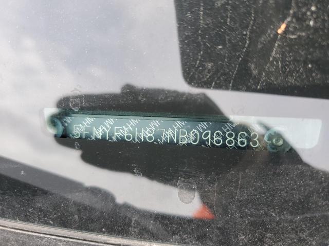 2022 HONDA PILOT TRAI 5FNYF6H87NB096863