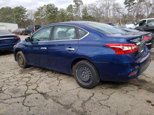 NISSAN SENTRA S 2018 blue  gas 3N1AB7APXJY275761 photo #3