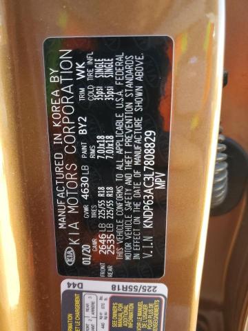 2020 KIA SPORTAGE S KNDP63AC3L7808829