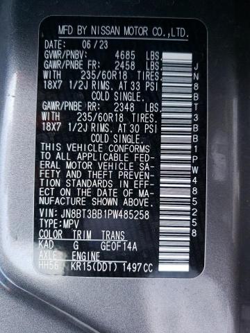 2023 NISSAN ROGUE SV - JN8BT3BB1PW485258