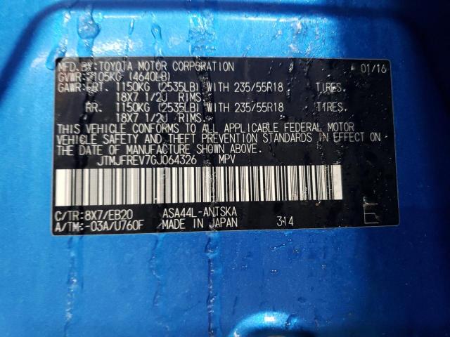 2016 TOYOTA RAV4 SE - JTMJFREV7GJ064326