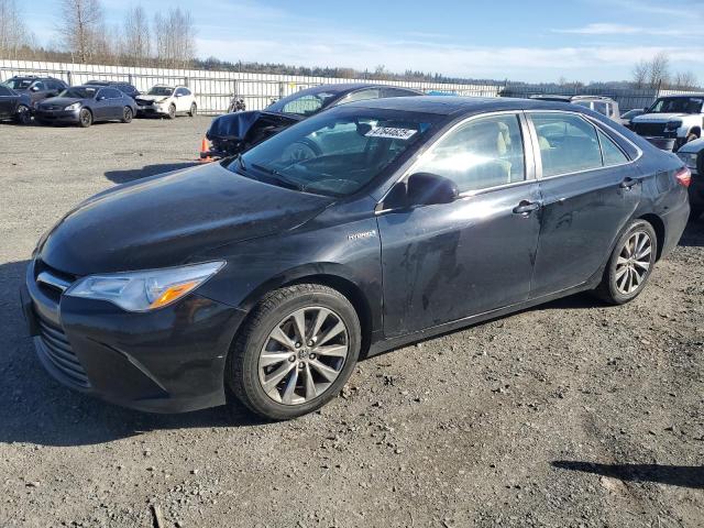 TOYOTA CAMRY HYBR 2015 black  hybrid engine 4T1BD1FK8FU146168 photo #1