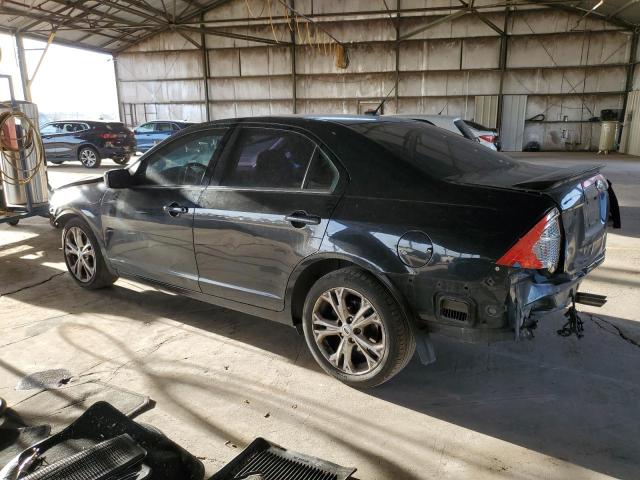 FORD FUSION SE 2012 black  gas 3FAHP0HA0CR123349 photo #3