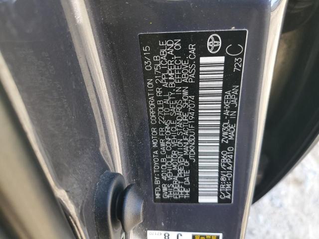 2015 TOYOTA PRIUS - JTDKN3DU1F1947074