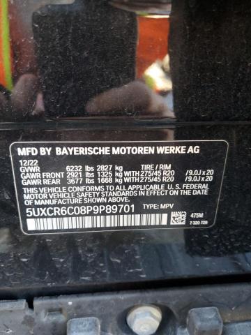 2023 BMW X5 XDRIVE4 - 5UXCR6C08P9P89701