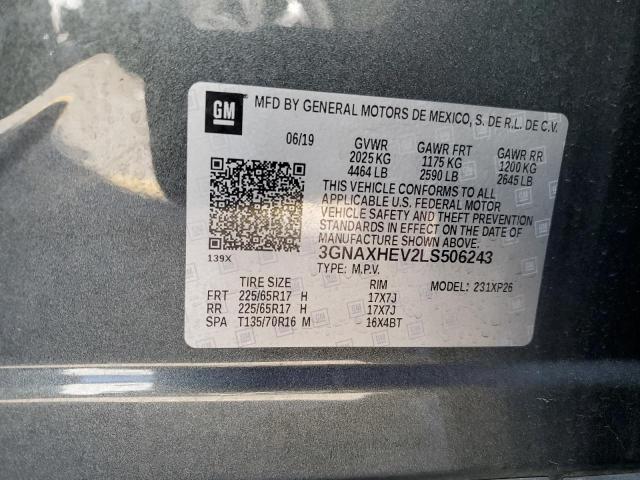 2020 CHEVROLET EQUINOX LS - 3GNAXHEV2LS506243